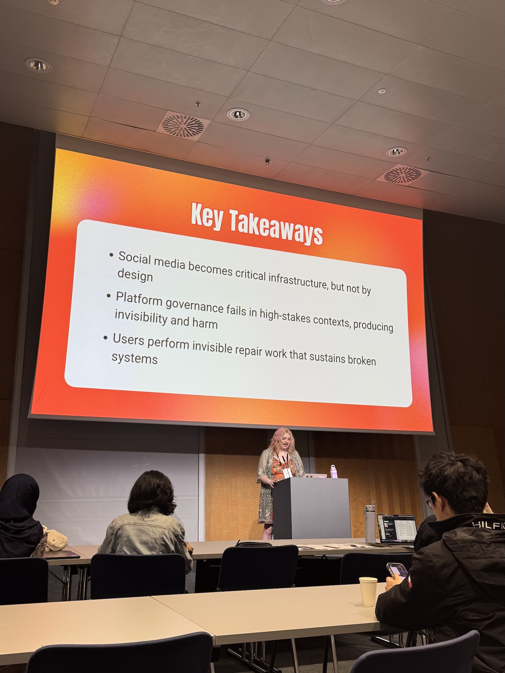 Hibby's key takeaways slide.