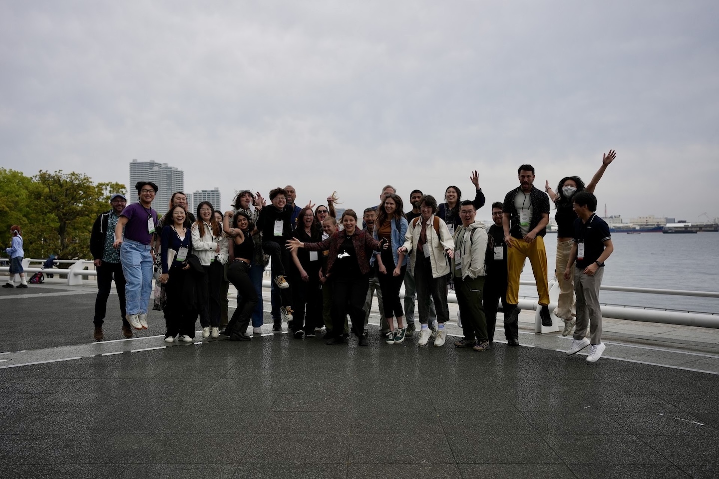 Group photo of UMSI students and faculty at CHI 2025